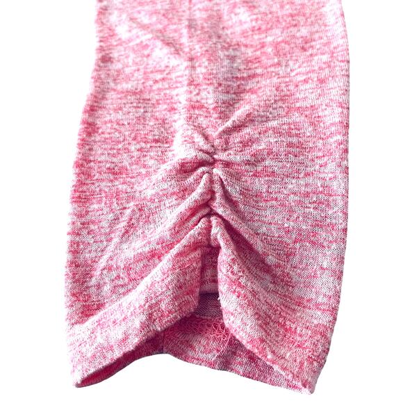 NO BO LONG SLV, PULL-OVER, V-NECK TOP, JUNIORS, M (7/9)-PINK, LACE ON SHOULDERS - Picture 8 of 12